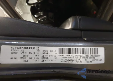 2011 Dodge Durango Express z USA, uszkodzony, nr VIN 1D4RE2GG2BC654073